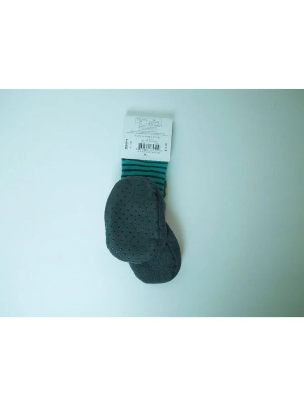 Jumping Beans Baby Boy Toddler Monkey Slipper Sock Size 6-12 Months